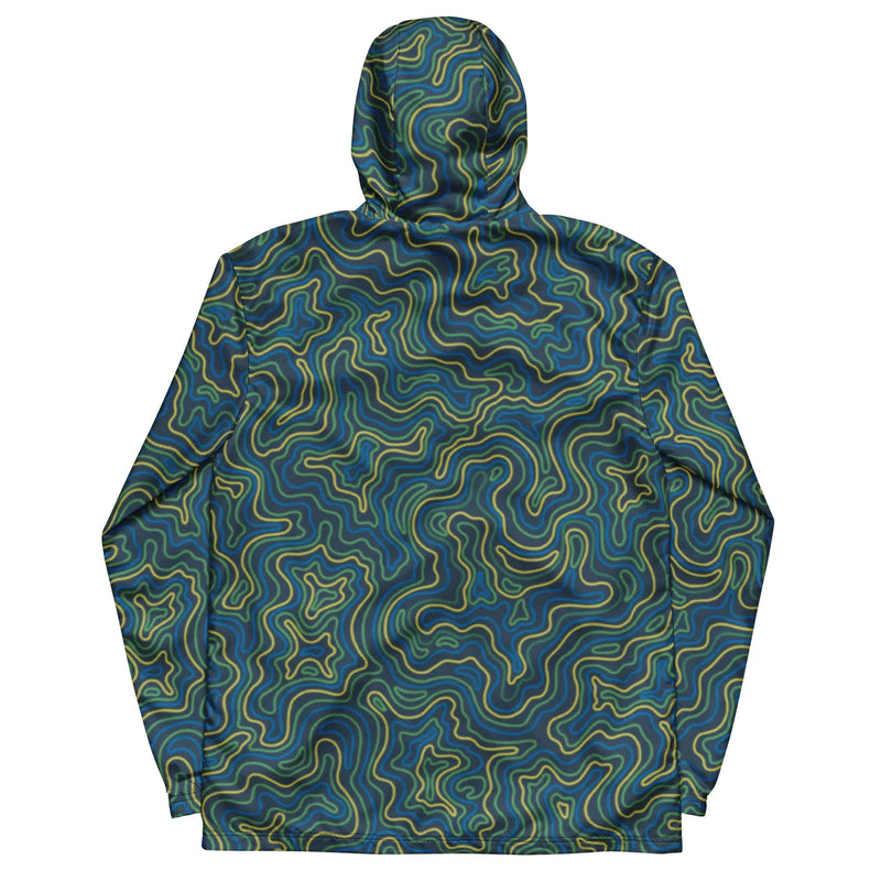 Men’s Tropical Electric Coral Windbreaker