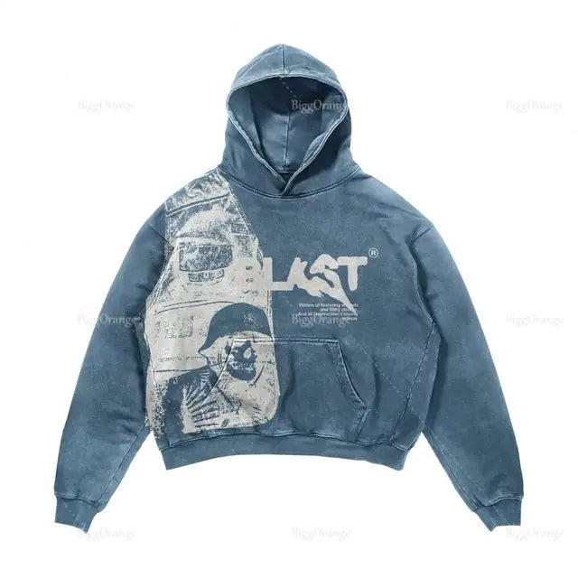 Streetwear Gothic Fashion Hoodie