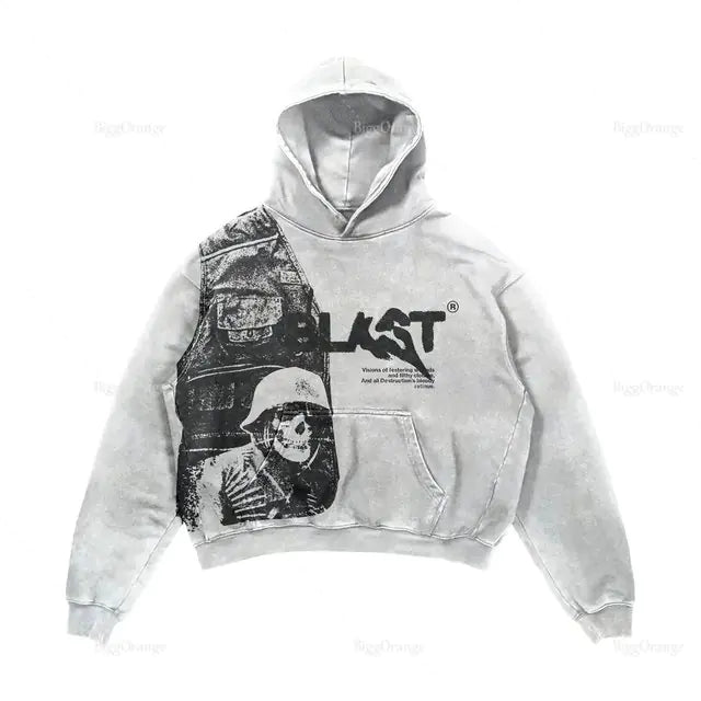 Streetwear Gothic Fashion Hoodie